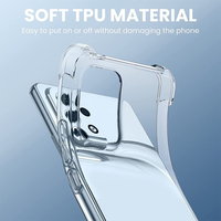Clair Antichoc TPU Téléphone étui pour samsung Galaxy A53 A35 A72 A02 A12 A13 A54 A73 A26 A04 S22 S24 FE Couverture Souple