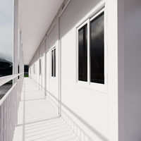 Maison conteneur modulaire préfabriquée de luxe extensible 20FT 30FT 40FT, 2 ou 3 chambres avec cuisine et séjour