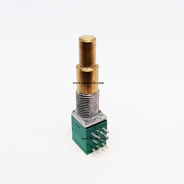 multi-gang 9mm dual concentric switch audio taper potentiometer
