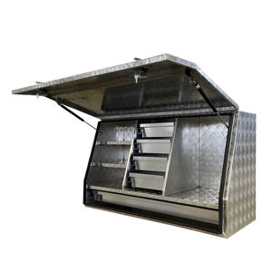 ระบบลิ้นชักสำหรับรถบรรทุกสำหรับงานหนัก กล่องเครื่องมืออลูมิเนียมแบบติดด้านข้าง - Product Image 5