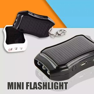 מיני keychain בנק חשמל סולארי 1200mah למטען חירום עם קלט מסוג c ויציאת USB לטעינה סלולרית חיצונית