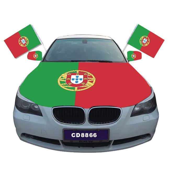 Üreticiler futbol takımı en 32 futbol takımı kaput bayrak portekiz araba kılıfı bayrağı özelleştirme