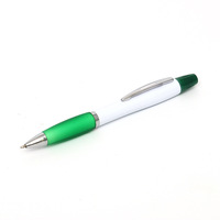 Stylo à bille promotionnel en plastique multicolore avec logo pour l'école, les enfants et le bureau.