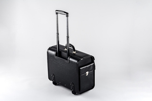 Rotolamento <span class=keywords><strong>valigetta</strong></span> Popolare per le imprese degli uomini che viaggiano pilota di caso del PVC DELL'UNITÀ di ELABORAZIONE della cartella <span class=keywords><strong>con</strong></span> trolley - Product Image 3