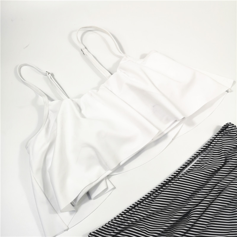 Solid bikini no shoulder hot sexy bikini swimsuit beach wear