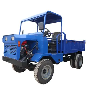 HuanSheng fabrika doğrudan satış Mini dizel damper kamyon toprak-hareketli makine mühendislik inşaat makineleri