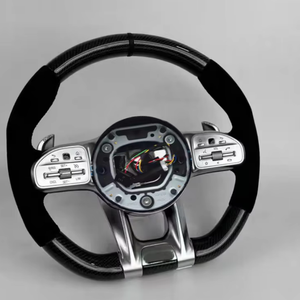 พวงมาลัยคาร์บอนไฟเบอร์สำหรับรถยนต์เมอร์เซเดส เอเอ็มจี จีแอลเอส จีแอลเอ เอส ซี63 ดับเบิลยู205 ดับเบิลยู204 ดับเบิลยู213 ซี63 ซี43 ดับเบิลยู205 ดับเบิลยู167 จีแอลเอ จีแอลซี เอเอ็มจี ปุ่มแบบโอแอลอีดี - Product Image 5