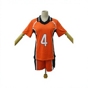 Costumes de cosplay Anime Haikyuu <span class=keywords><strong>Karasuno</strong></span> Hinata Shoyo Tobio Kageya Yu Nishinoya, maillots et shorts de volley-ball pour adultes - Product Image 2