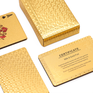 WJPC — étui <span class=keywords><strong>de</strong></span> Poker en papier doré 999.9 personnalisé, boîte à Double pont, vente en vrac, <span class=keywords><strong>cartes</strong></span> <span class=keywords><strong>de</strong></span> <span class=keywords><strong>jeu</strong></span>, 100 - Product Image 6