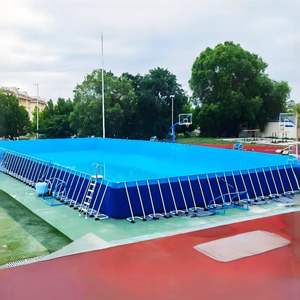 <span class=keywords><strong>Piscina</strong></span> Comercial Portátil de PVC Rectangular <span class=keywords><strong>Ultra</strong></span> <span class=keywords><strong>Frame</strong></span>, <span class=keywords><strong>Piscina</strong></span> Elevada, Parque Acuático Móvil para Adultos - Product Image 1