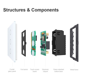Interruptor de Pared Inteligente LIVOLO Smart Matter de 3 Vías y 2 Posiciones OEM para Reino Unido/UE, No Requiere Cable Neutro, Compatible con Alexa y Google Home, Dispositivos Eléctricos para Hogar Inteligente - Product Image 5