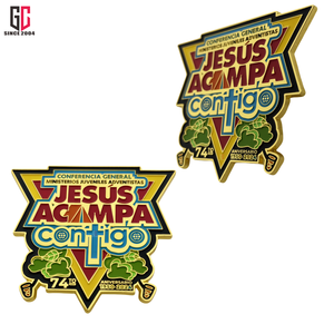 Huy hiệu cài áo kỷ niệm 15 năm thành lập nhà máy PATH <span class=keywords><strong>FINDER</strong></span> 2024 Aniversario Jesus Acampa - Product Image 2