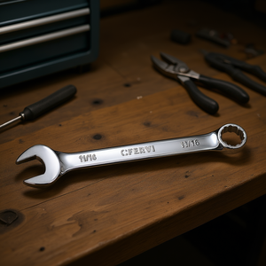 ประแจรวมเฟอร์วี 11/16 นิ้ว ชุบโครเมียม ขัดเงา - Product Image 3