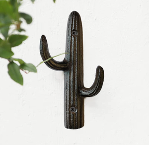 Cổ Điển Mộc Mạc Đúc Sắt Treo Tường Móc Áo Xương Rồng Trang Trại Trang Trí Tường Móc Nhiệm Vụ Nặng Nề Đúc Sắt Móc - Product Image 5