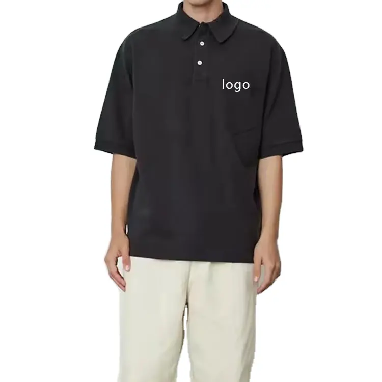 Custom Bamboe Golf Polo Shirt Voor Mannen Nieuwste Ontwerpen Polo T Shirts Met Zakken Golfkleding Heren Kleding