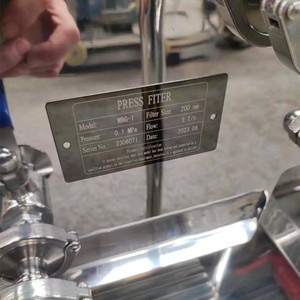 Pequena Placa Automática Imprensa Filtro Máquina 150-200-400 Tipo Bomba Motor Núcleo para Cerveja Vinho Óleo Indústria Alimentar Farm Pressure Vessel - Product Image 4