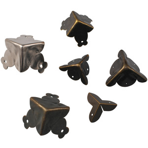 Metal Black Square <b>Corner</b> <b>Protectors</b> Anti Collision Edge Guards For Furniture Hardware Accessories New Chinese Style - Product Image 5