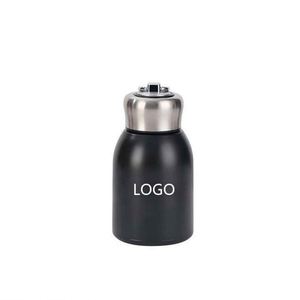 Mug isotherme portable en acier inoxydable de 300 ml, mini thermos de voyage, gourde isotherme pour le camping, bouteille d'eau chaude pour cadeau - Product Image 2