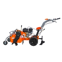 Débroussailleuse thermique Trade Field Plus 9HP 177F à démarrage manuel 70cm avec accessoires, motoculteur agricole haute productivité