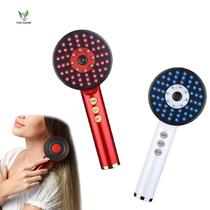 New phổ biến 3 chế độ điện thông minh da đầu massager tần số cao rung tóc mọc lại lược massage da đầu thiết bị - Product Image 1