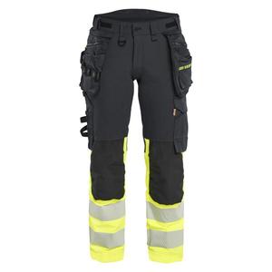 BLAKLADER - 702516489933C40 Pantalon haute visibilité femme stretch dans les 4 sens Noir/jaune haute visibilité-EAN 7330509929162 HI-VIS WORKWEAR - Product Image 1