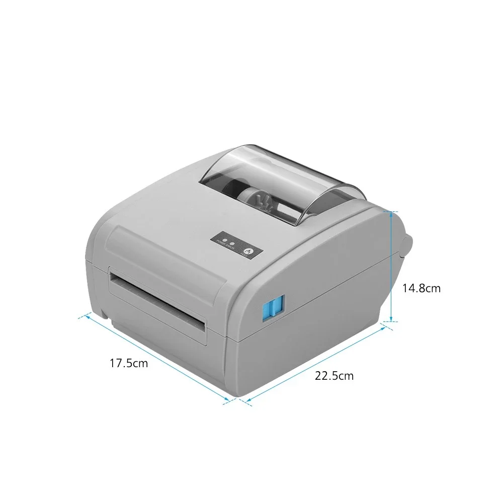 4x6inch Desktop Thermal Sticker Label Printers Shipping Label 110mm Label Barcode Printer