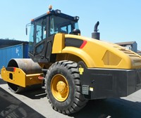 Compacteur à tambour simple XS163J 16 tonnes, hydraulique intégral, largeur de compactage 2130 mm pour la construction de routes et les fondations autoroutières