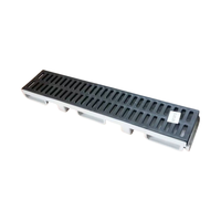 Haute qualité moderne PVC gouttière en plastique Surface canal de Drainage d'eau grille pour jardin hôtels Construction bâtiment