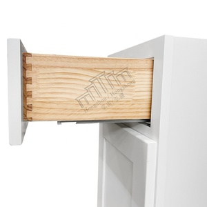 Armoires de cuisine intemporelles de style américain Armoires en bois durables Armoires de cuisine écologiques au design moderne pour appartement américain - Product Image 6