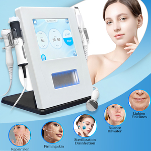 Máquina Facial 4 en 1 con Pulverizador Hydra, Exfoliante Facial, Reafirmante y Tensor de Piel, Terapia de Oxígeno con Burbujas de CO2 para el Hogar y Salón - Product Image 1
