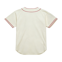 Maillots de baseball unisexes en polyester à col en V et manches courtes, logo personnalisé, numéros d'équipe, drapeau, écologiques, séchage rapide