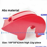 跨境电商业务畅销产品 紧凑易用 38mm 48mm BOPP亚克力胶带分配器 ABS金属迷你封箱器