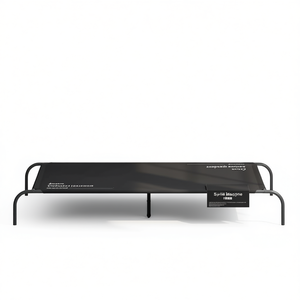 Cama Elevada para Perros, Tela Oxford Negra, Estructura de Acero con Recubrimiento en Polvo, Desmontable y Lavable, Cama para Mascotas para Interiores, para Todas las Estaciones - Product Image 1