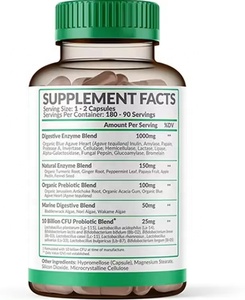 Factory OEM Digestion Enzymes & Probiotic & Prebiotics Capsules for Adult Digestive Support - Product Image 2