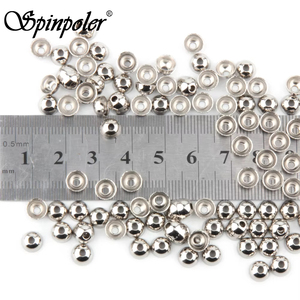 Spinpoler pêche tasse rondelle en acier inoxydable capuchon rond pour hélice bricolage pêche leurre tête plombée Topwater pêche leurre accessoires - Product Image 2