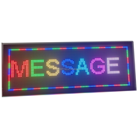 Pantalla de señal de publicidad LED para interiores a todo color, tablero de mensajes de desplazamiento programable, función de texto, proveedor OEM para bienvenida