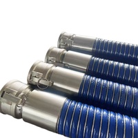 Tuyau composite résistant à la corrosion, doublé de PTFE bleu, pour le transfert de produits chimiques à usage industriel