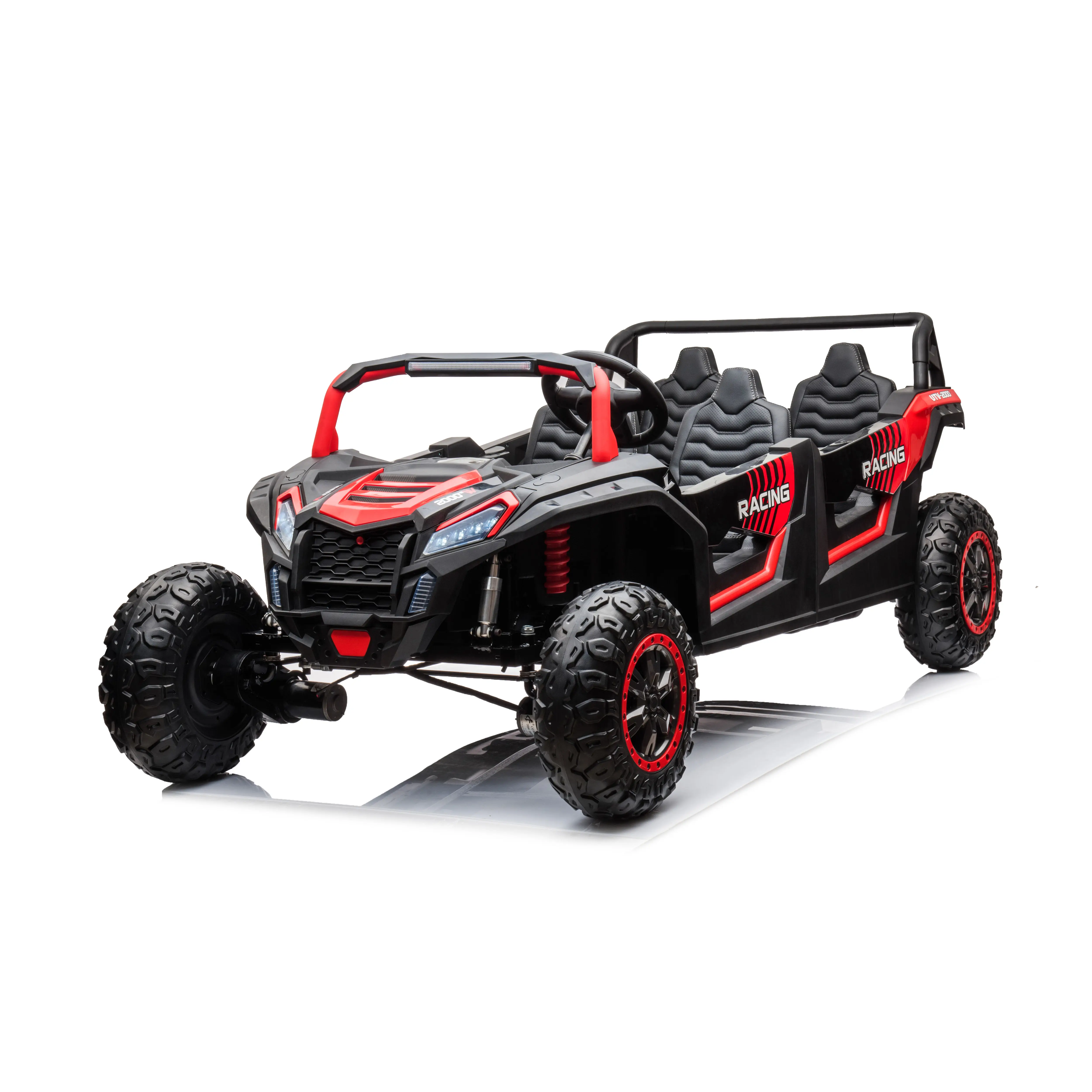 UTV 2023 24V Electric ride on car children's four-wheeler can sit on people toy car with kids electric car
