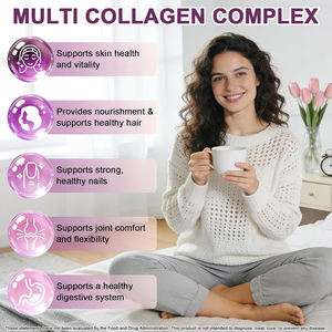 Gotas de Belleza Orgánicas OEM/ODM para la Salud y Vitalidad de la Piel de Adultos con Mezcla de Enzimas, Péptidos de Colágeno Múltiple Sin Azúcar y Biotina - Product Image 5