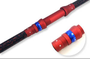 Canne à pêche télescopique de 1.8 à 3.6m, accessoire en fibre de verre, blanc, nouveau design, livraison gratuite - Product Image 5