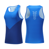 S Sports sans manches pour les entraînements de Fitness Gym Séchage rapide pour les vêtements d'entraînement et les chemises de gilet de course