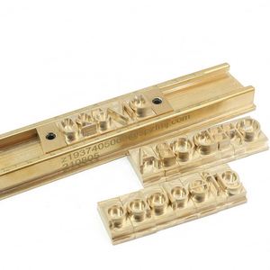 Letras para Ranuras en T de 6 mm, 8 mm, 10 mm, Alfanuméricas, Juego de Letras de Tamaño Personalizado, Sellos de Cuero - Product Image 5