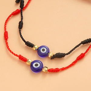 <span class=keywords><strong>Pulsera</strong></span> tejida con cadena roja <span class=keywords><strong>de</strong></span> la suerte, <span class=keywords><strong>7</strong></span> <span class=keywords><strong>nudos</strong></span>, <span class=keywords><strong>ojo</strong></span> malvado, suministro directo <span class=keywords><strong>de</strong></span> fábrica - Product Image 5