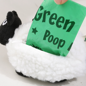 Vente chaude propre marque mouton vert tabouret distributeur de sac facile à transporter avec un rouleau de merde Ba - Product Image 2