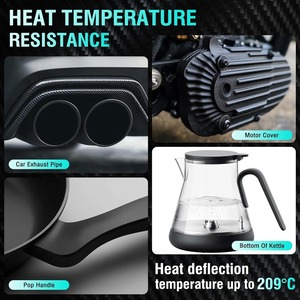 Filament d'impression 3D PA6-CF noir, nylon haute résistance avec fibre de carbone, 1,75 mm/2,85 mm, compatible FDM, 1 kg, pour moulage - Product Image 5