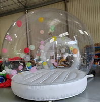 Dôme de fête commercial transparent pour enfants, globe de neige gonflable, bulle gonflable, château gonflable, tente de jeu