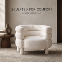 Fauteuil d'appoint individuel rembourré en cuir pleine fleur ou tissu, confort et détente, pour salon et salle à manger, directement de l'usine