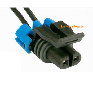 Conector Automotriz 65L0003 de 2 Pines, Negro y Azul, PBT, Impermeable, para Turbocompresor de Coche, Válvula de Derivación de Escape, Solenoide - Product Image 1