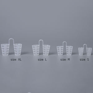 แผ่นซิลิโคนนุ่มช่วยลดการนอนกรน อุปกรณ์ขยายรูจมูกและคลิปหนีบช่วยให้หายใจสะดวกและหยุดการกรน - Product Image 6