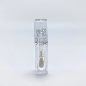 Envases Personalizados de Tubos Cuadrados Transparentes de 10 ml para Brillo Labial, Tubos Cosméticos para Brillo Labial y Rubor con Pincel Grande - Product Image 4